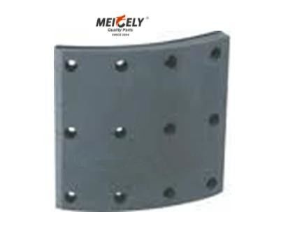 качество  4654 Truck Spare Parts Brake Lining For   ISO9001 Фабрика