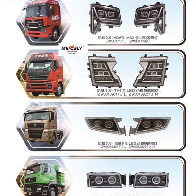 Полный светодиодный фары 92101-Y4010XH для Sinotruck HOWO MAX