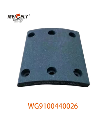 Тормозная подкладка WG9100440026 для грузовика SINOTRUK HOWO WG9100440028