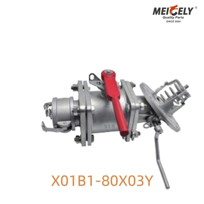 X01B1-80X03Y Клапан стопы с клапаном бабочки для танкового грузовика