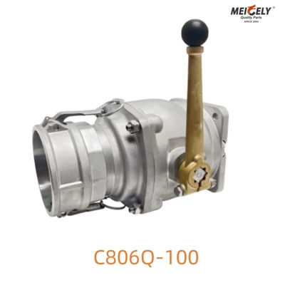 C806Q-100 Прочный выгрузочный шаровой клапан для тяжелых танковых грузовиков