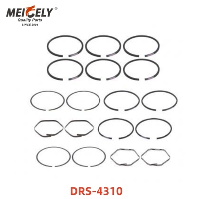 Высокопроизводительное поршневое кольцо DRS-4310 Прочный заменяющий компонент для грузовиков MACK