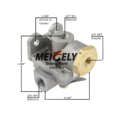 Reliable Air Brake Quick Release Valve WA289714 - Ideal for Volvo