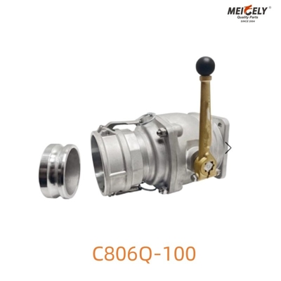 C806Q-100 Прочный выгрузочный шаровой клапан для тяжелых танковых грузовиков